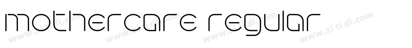 mothercare regular字体转换 mothercare regular字体转换